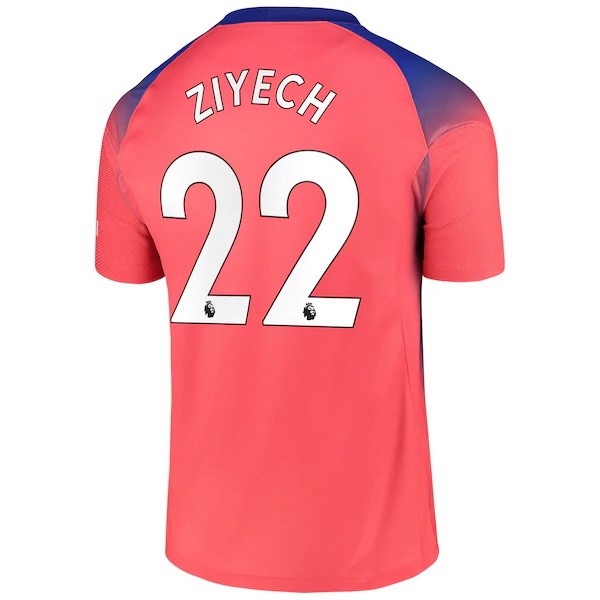 Camiseta Chelsea NO.22 Ziyech 3ª 2020-2021 Naranja